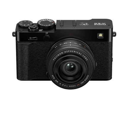 Fujifilm X-E5 + XF 23mm f/2.8 R WR MILC fényképezőgép KIT (fekete)