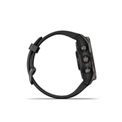 GARMIN Fenix 7S Sapphire Solar - Carbon Grey DLC Titanium with Black Band
