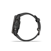 GARMIN Fenix 7S Sapphire Solar - Carbon Grey DLC Titanium with Black Band