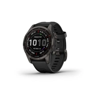 GARMIN Fenix 7S Sapphire Solar - Carbon Grey DLC Titanium with Black Band