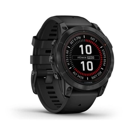 GARMIN Fenix 7 Pro Solar - Slate Grey with Black Band