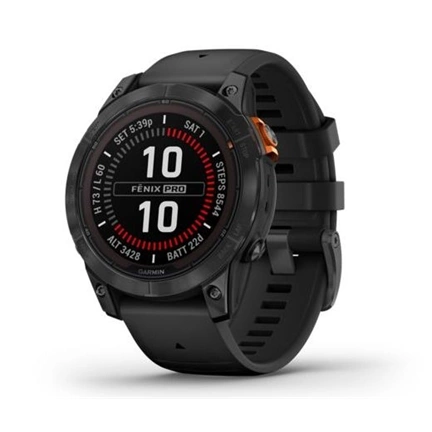GARMIN Fenix 7 Pro Solar - Slate Grey with Black Band