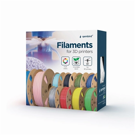 GEMBIRD ABS filament 1.75 mm, 1 kg, White