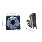 GEMBIRD CPU-HURACAN-ARGB-X140