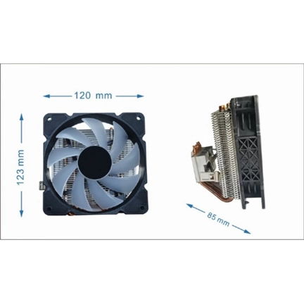 GEMBIRD CPU-HURACAN-ARGB-X140