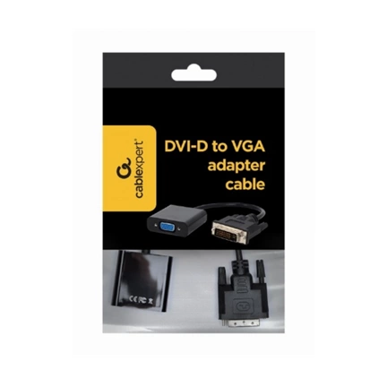 GEMBIRD DVI-D to VGA adapter cable, black