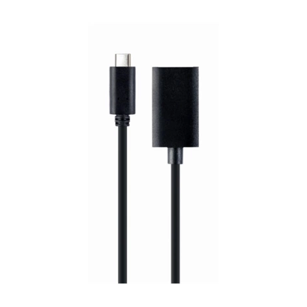 GEMBIRD USB Type-C to DisplayPort adapter cable, 4K, 15 cm, black