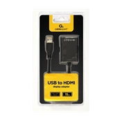 GEMBIRD USB to HDMI display adapter, black