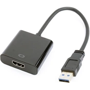 GEMBIRD USB to HDMI display adapter, black