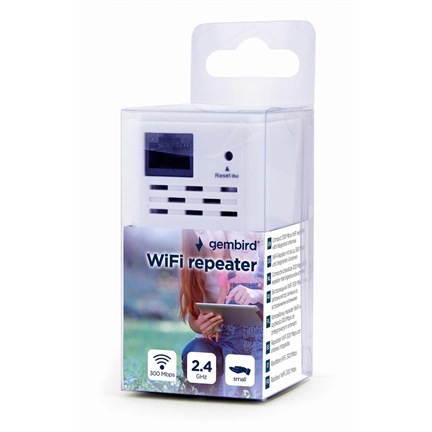 GEMBIRD Wi-Fi repeater, 300 Mbps, white