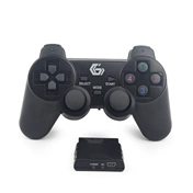 GEMBIRD Wireless dual vibration gamepad, PS2/ PS3 / PC