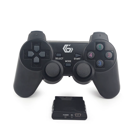GEMBIRD Wireless dual vibration gamepad, PS2/ PS3 / PC