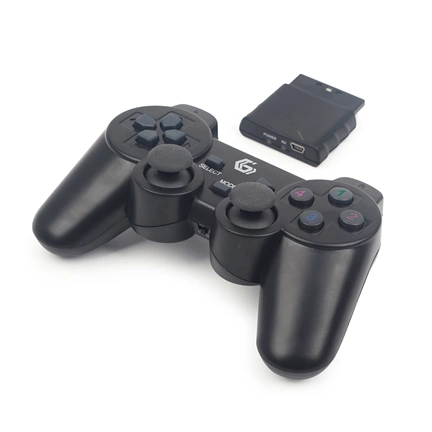 GEMBIRD Wireless dual vibration gamepad, PS2/ PS3 / PC