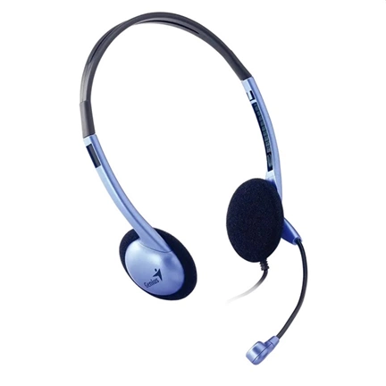 GENIUS Headphone HS-02B Fülhallgató +  mikrofon