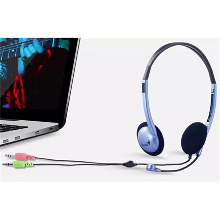 GENIUS Headphone HS-02B Fülhallgató +  mikrofon