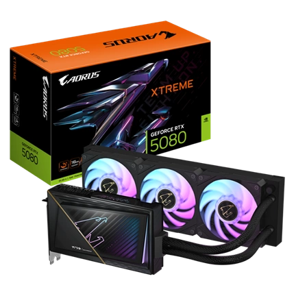 GIGABYTE AORUS  GeForce RTX 5080 XTREME WATERFORCE 16G