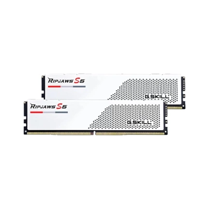 G.SKILL Ripjaws S5 DDR5 5600MHz CL30 64GB Kit2 (2x32GB) Intel XMP White