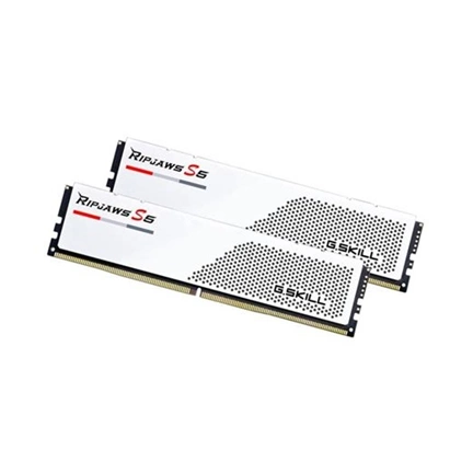 G.SKILL Ripjaws S5 DDR5 5600MHz CL36 32GB Kit2 (2x16GB) Intel XMP White