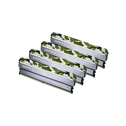 G.SKILL Sniper X DDR4 3000MHz CL16 64GB Kit4 (4x16GB) Intel XMP Classic Camo