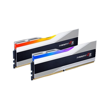 G.SKILL Trident Z5 RGB DDR5 5600MHz CL28 32GB Kit2 (2x16GB) Intel XMP Silver G.SKILL Trident Z5 RGB DDR5 5600MHz CL28 32GB Kit2 (2x16GB) Intel XMP Silver