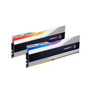 G.SKILL Trident Z5 RGB DDR5 6000MHz CL32 64GB Kit2 (2x32GB) Intel XMP Silver G.SKILL Trident Z5 RGB DDR5 6000MHz CL32 64GB Kit2 (2x32GB) Intel XMP Silver