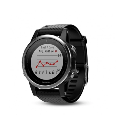 Garmin Fenix 5S 010-01685-02 ezüst-fekete