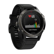 Garmin Fenix 5 010-01688-00 Szürke, fekete szíjjal