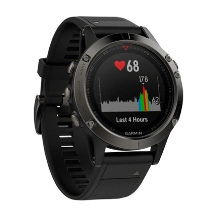 Garmin Fenix 5 010-01688-00 Szürke, fekete szíjjal