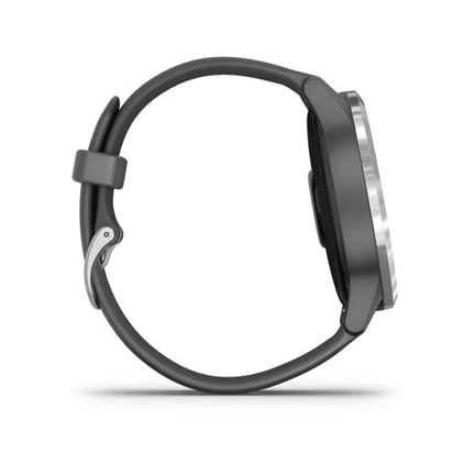 Garmin Vivoactive 4 Ezüst, szürke csattal