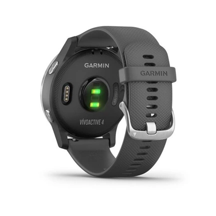 Garmin Vivoactive 4 Ezüst, szürke csattal