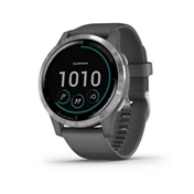 Garmin Vivoactive 4 Ezüst, szürke csattal