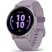 Garmin vívoactive 5 fitness okosóra - metállila alumíniumkeret, lila tok és szilikonszíj