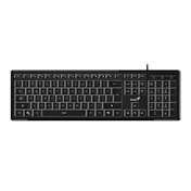 Genius SlimStar 820 billentyűzet - háttérvilágítás, keskeny, Copilot gomb, US kiosztás