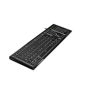 Genius SlimStar 820 billentyűzet - háttérvilágítás, keskeny, Copilot gomb, US kiosztás