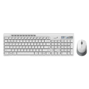 Genius SlimStar 8230 billentyűzet + egér - 2,4GHz + Bluetooth 5.3, Copilot gomb, US kiosztás