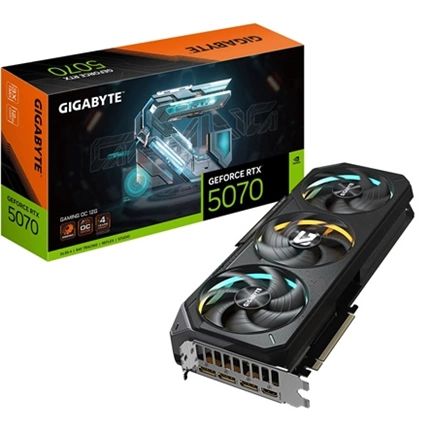 Gigabyte GeForce RTX 5070 Gaming OC 12GB GDDR7 videokártya
