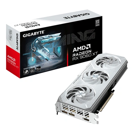 Gigabyte Radeon RX 9060 XT Gaming OC Ice 16GB GDDR6 videokártya
