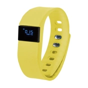 GoClever Smart Band fit okosóra, lépésszámláló; 240x20 kijelző SÁRGA