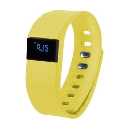 GoClever Smart Band fit okosóra, lépésszámláló; 240x20 kijelző SÁRGA