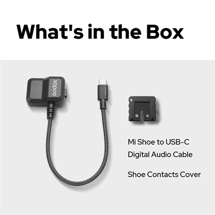 Godox GAC IC14 Mi Shoe to USB C Digital Audio Cable