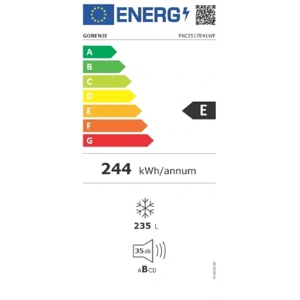 Gorenje FNCI517E41WF beépíthető fagyasztó