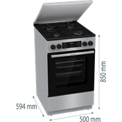 Gorenje GK5C63SH kombinált tűzhely