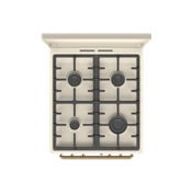 Gorenje GKS5C71CLI kombinált tűzhely, rusztikus