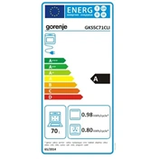 Gorenje GKS5C71CLI kombinált tűzhely, rusztikus