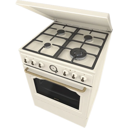 Gorenje GKS6C71CLI kombinált tűzhely, rusztikus
