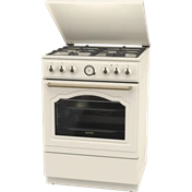 Gorenje GKS6C71CLI kombinált tűzhely, rusztikus