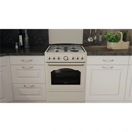 Gorenje GKS6C71CLI kombinált tűzhely, rusztikus