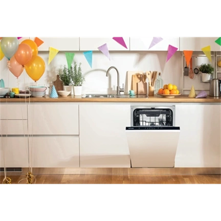 Gorenje GV520E10 beépíthető kesskeny mosogatógép