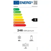 Gorenje NRK6202AC4 alulfagyasztós hűtő