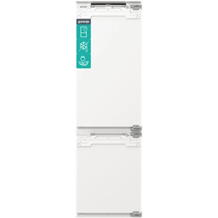 Gorenje NRKI517E62WF beépíthető kombi hűtő NoFrost